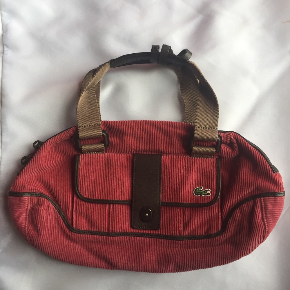 Lacoste top handle bag.